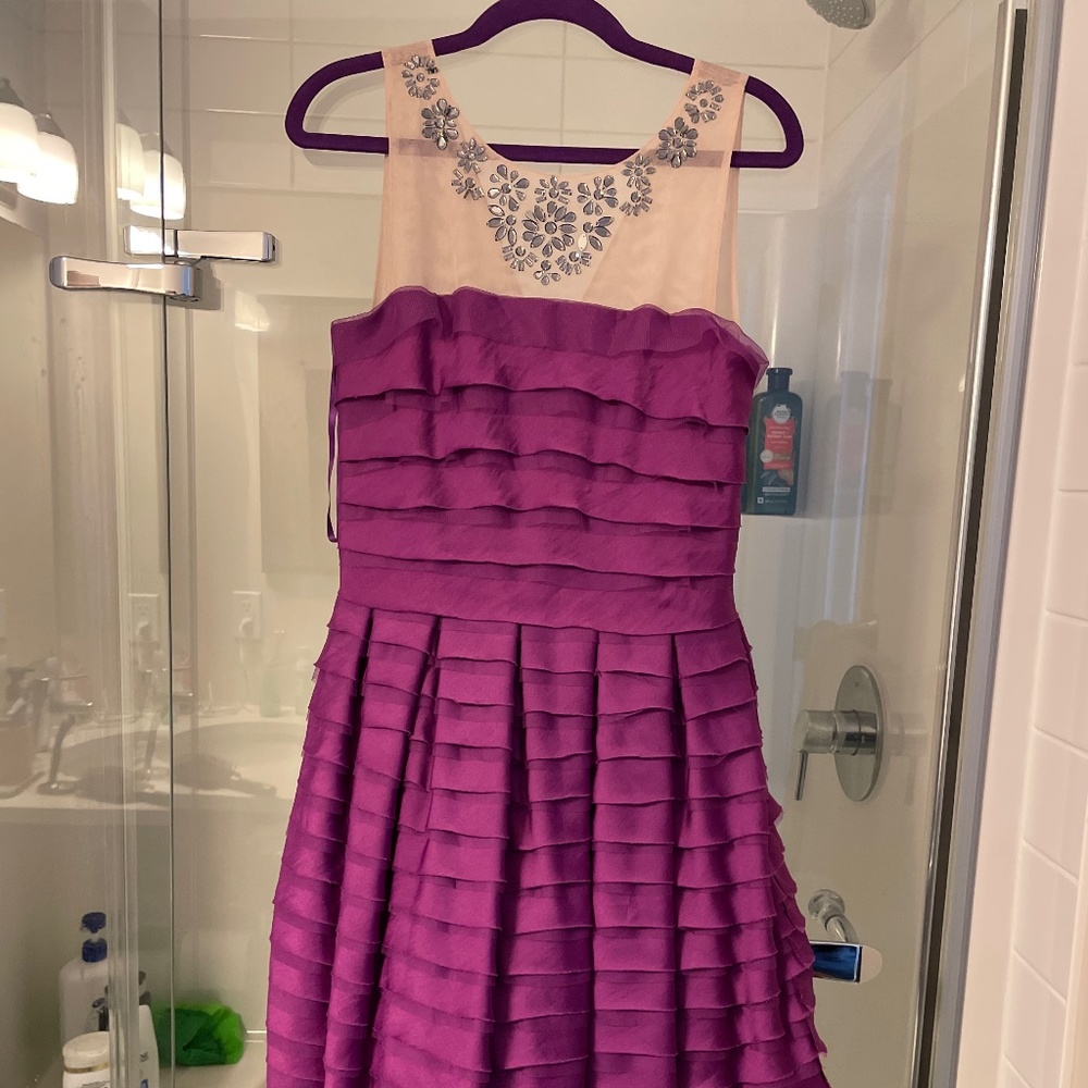 BCBG Max Azria Fuschia Cocktail Dress